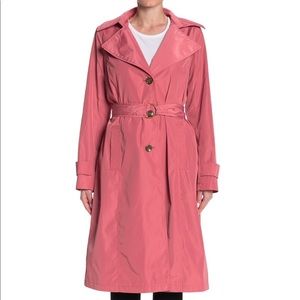 Via Spiga Belted Rain Trench Coat